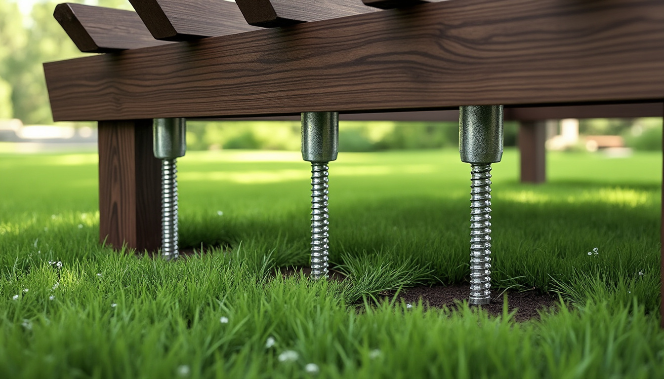 découvrez 4 méthodes efficaces pour fixer une pergola solidement dans l'herbe et assurer une installation durable et stable.