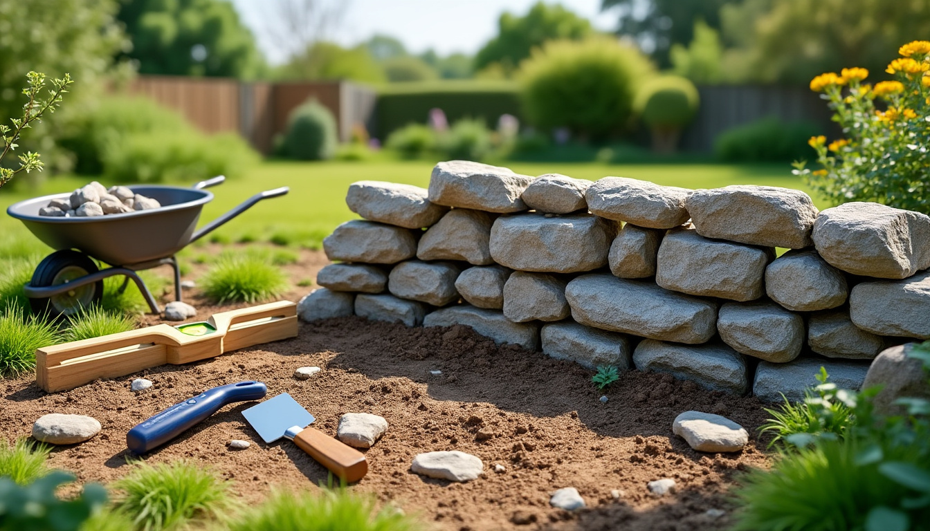 découvrez comment monter un muret en pierre sans fondation, les techniques possibles et les conseils pour une construction sûre et durable.