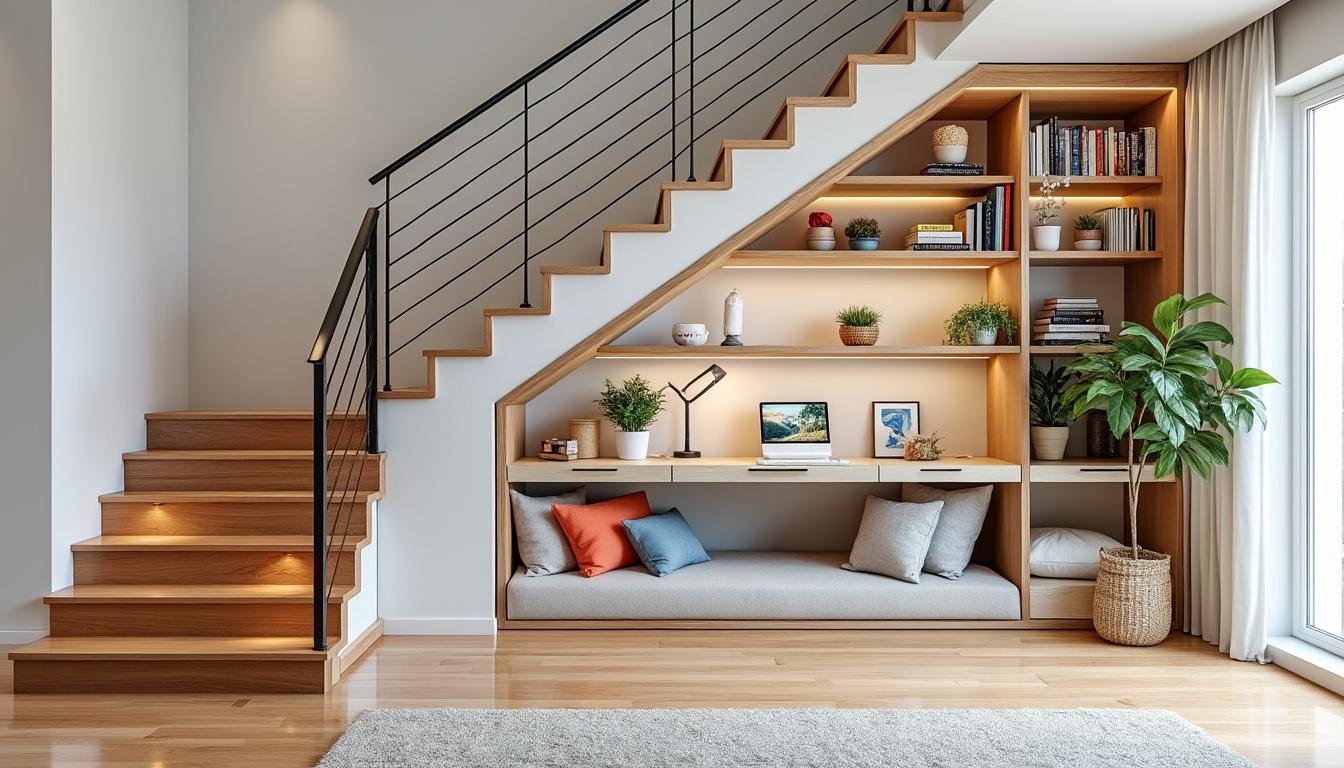 découvrez 6 idées pratiques et esthétiques pour aménager un dessous d'escalier ouvert et optimiser votre espace intérieur avec style.