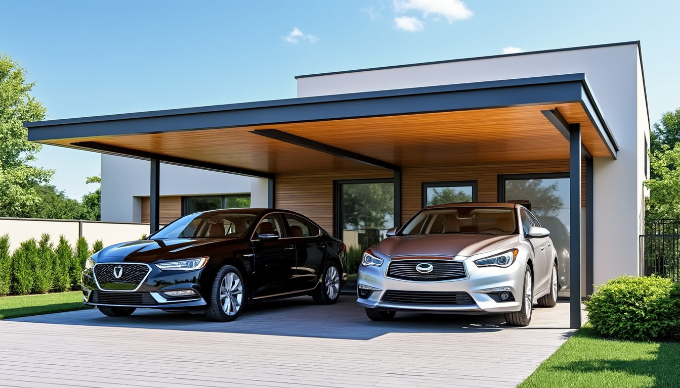 découvrez la fourchette de prix d'un carport en fonction du matériau et de la taille pour choisir la solution adaptée à votre budget et à vos besoins.