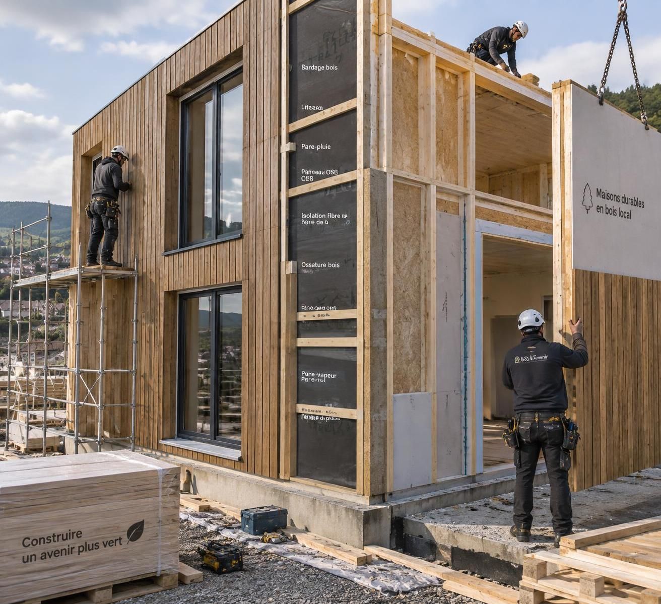 découvrez les usages du bois en architecture : maison, structure, ossature et bardage pour concevoir des bâtiments durables et esthétiques.
